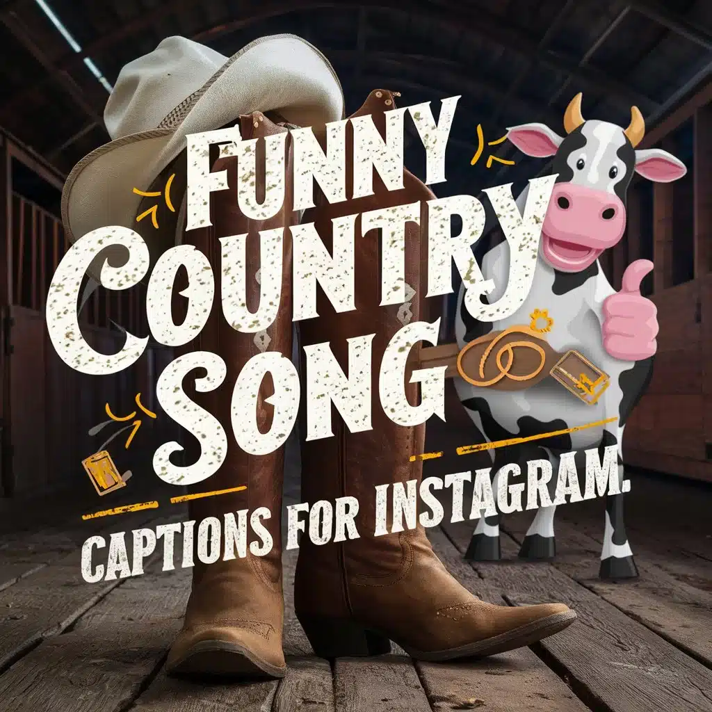 Funny Country Song Captions For Instagram: