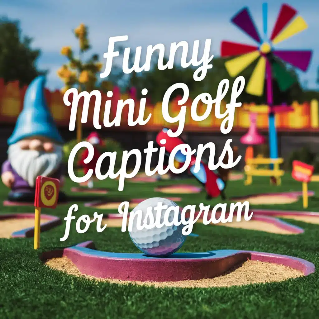 Funny Mini Golf Captions For Instagram