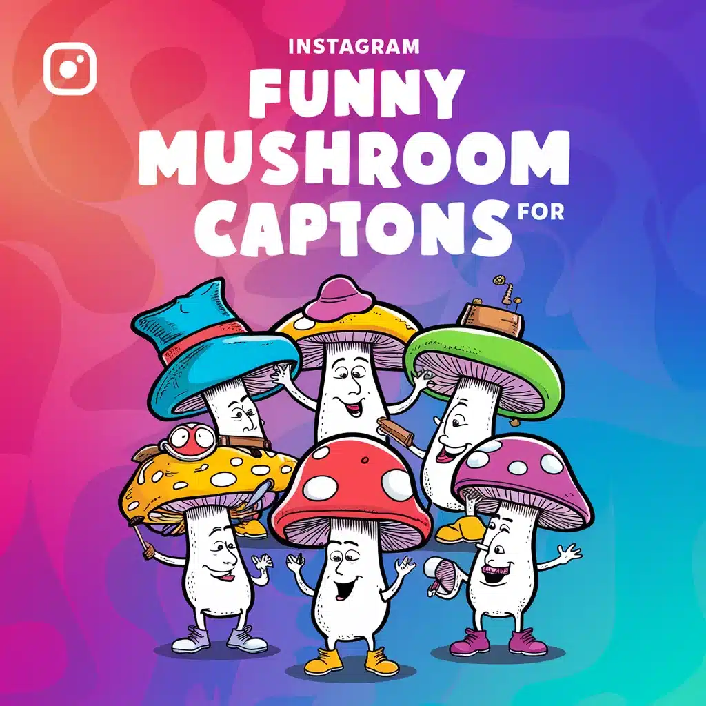 Funny Mushroom Captions For Instagram