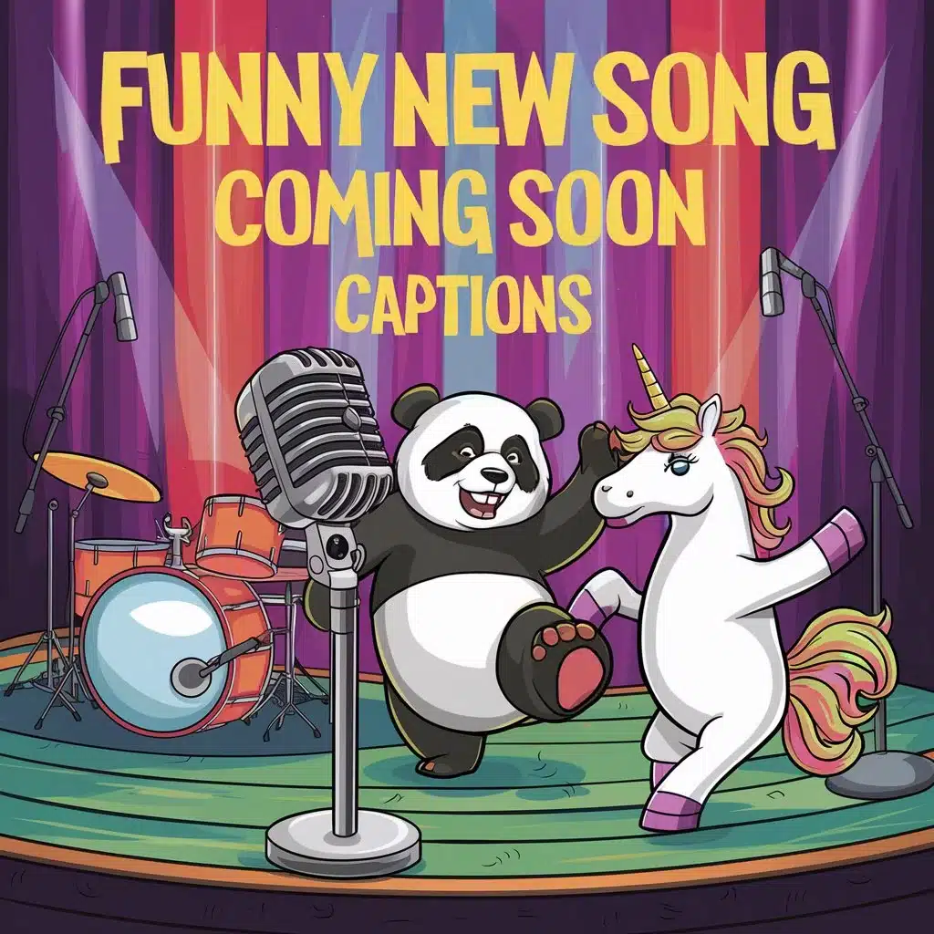 Funny New Song Coming Soon Captions