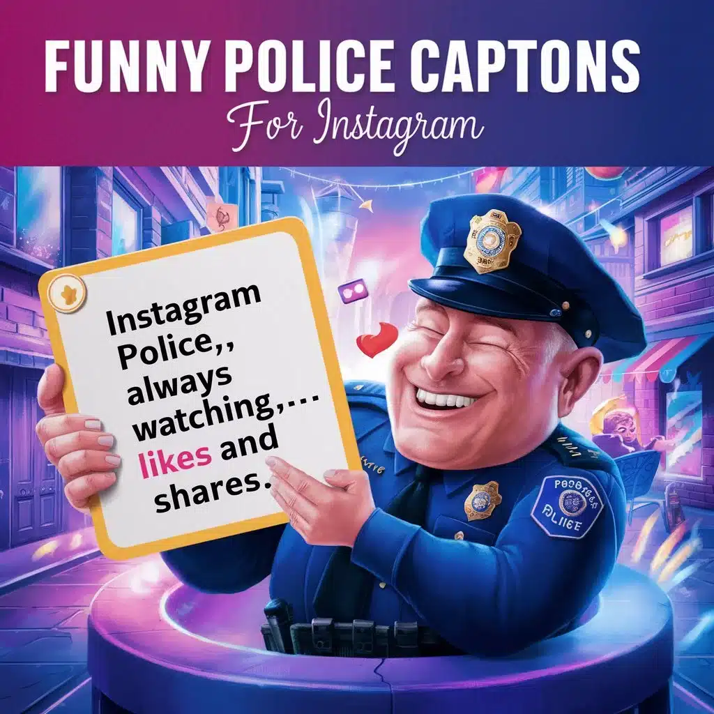 Funny Police Captions For Instagram
