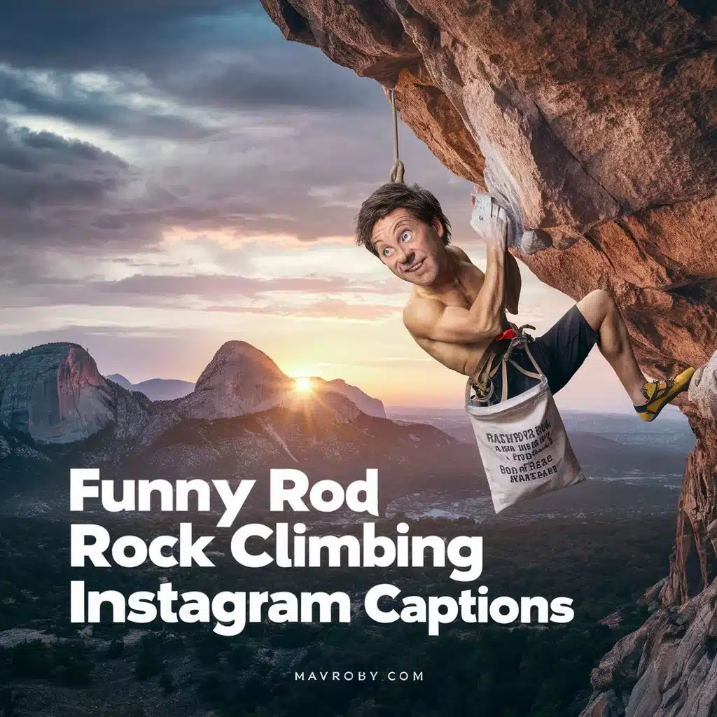Funny Rock Climbing Instagram Captions