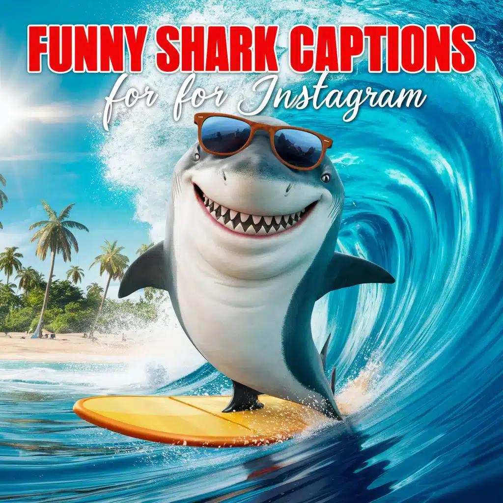 Funny Shark Captions For Instagram