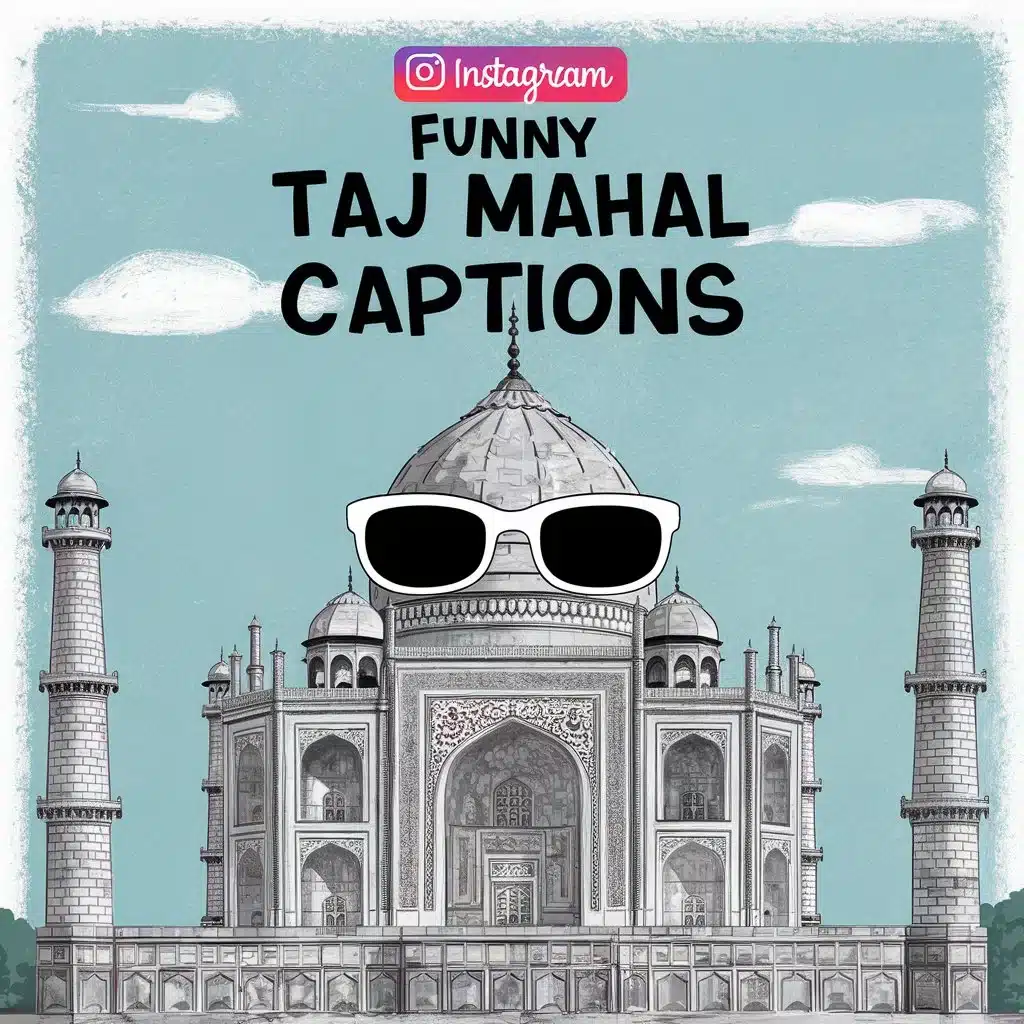 Funny Taj Mahal Captions for Instagram