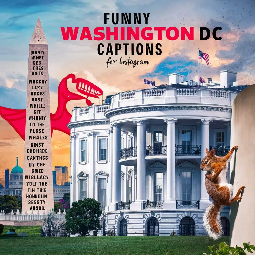 Funny Washington DC Captions For Instagram