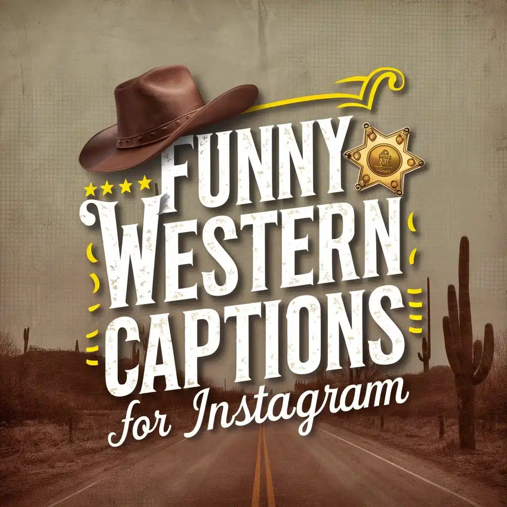 Funny Western Captions For Instagram