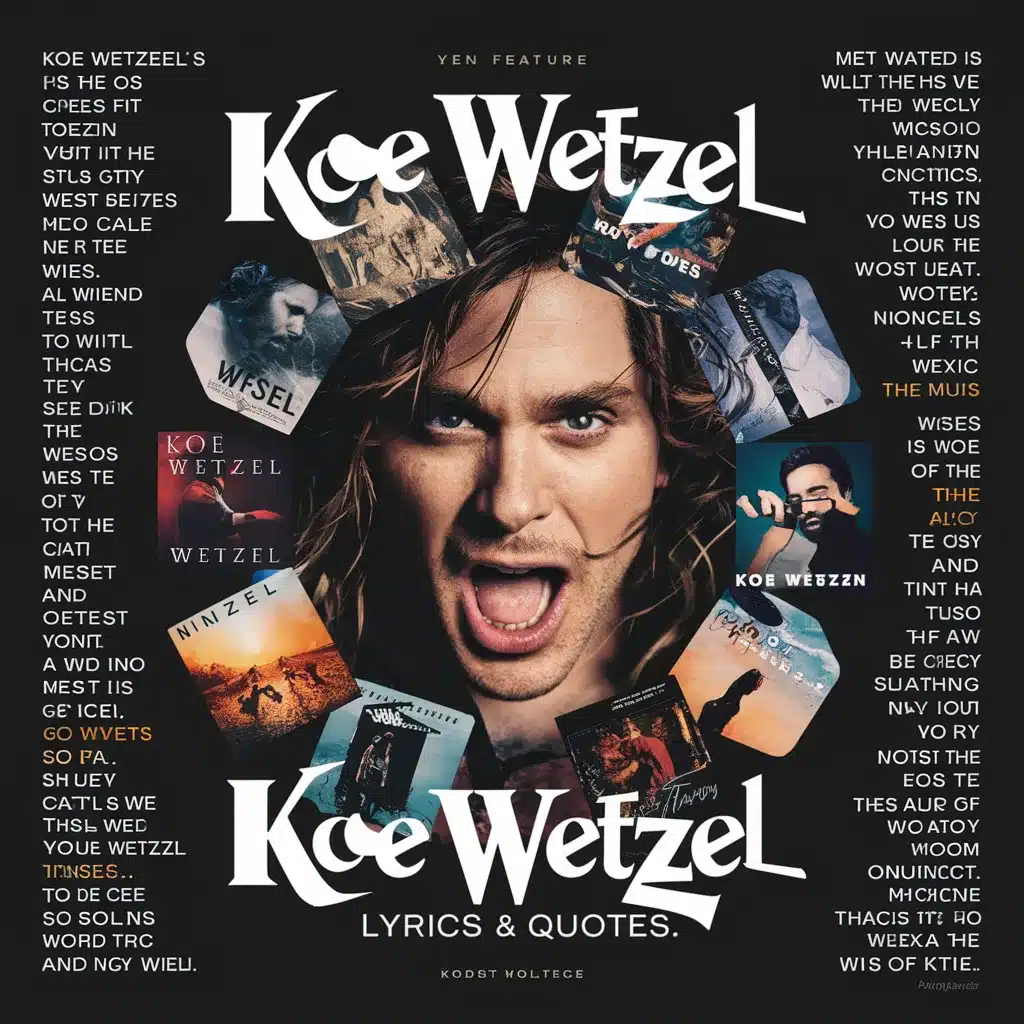 Koe Wetzel Lyrics & Quotes