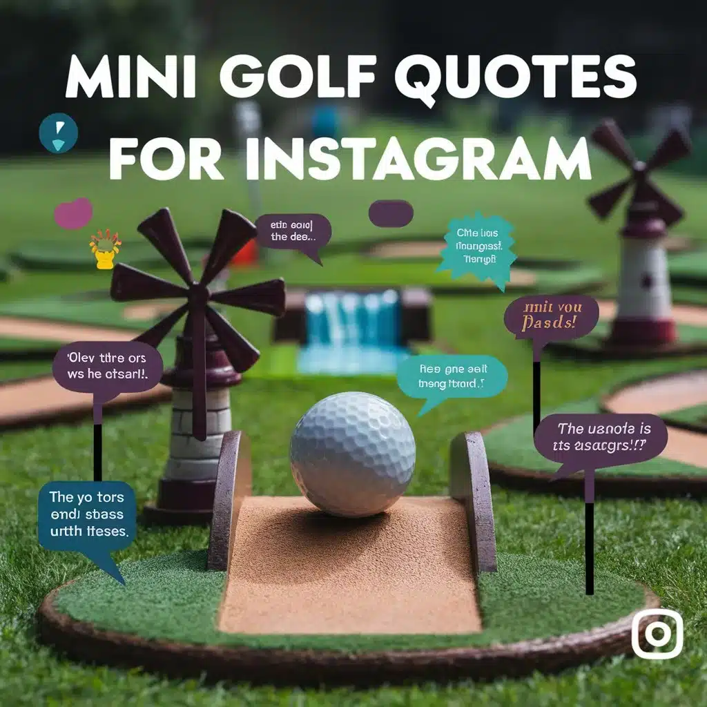 Mini Golf Quotes For Instagram
