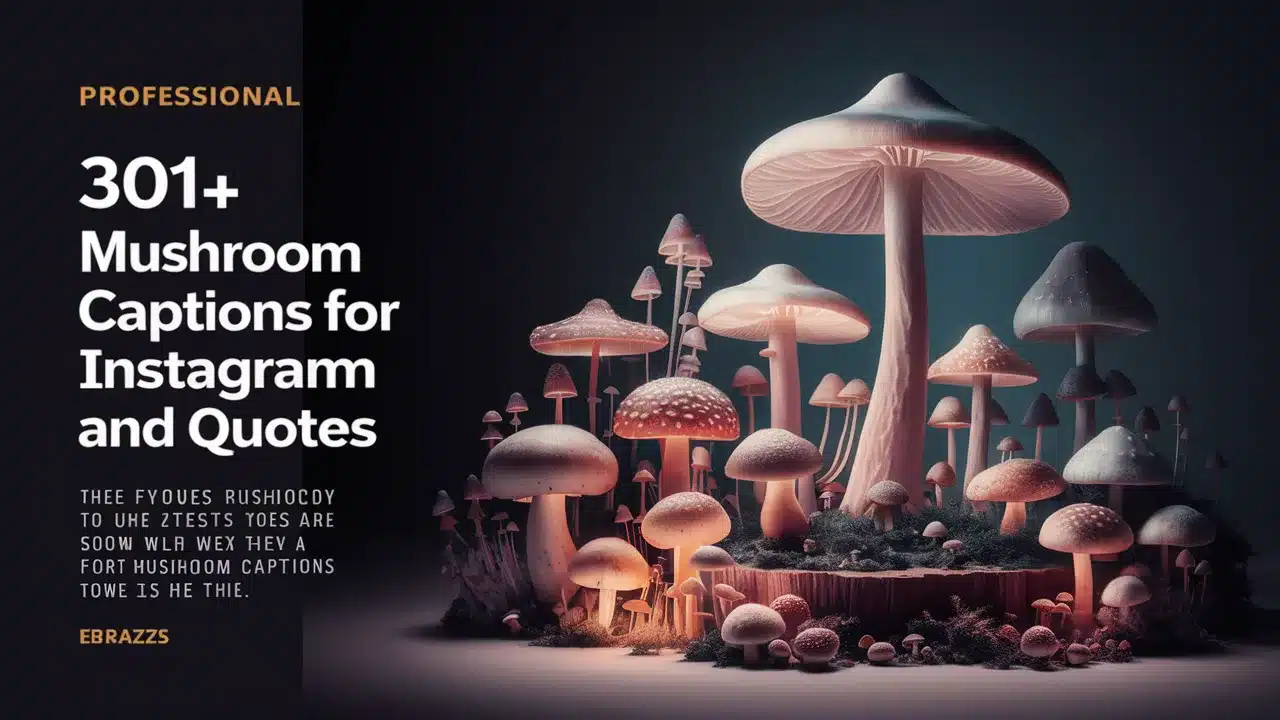 Mushroom Captions For Instagram And Quotes