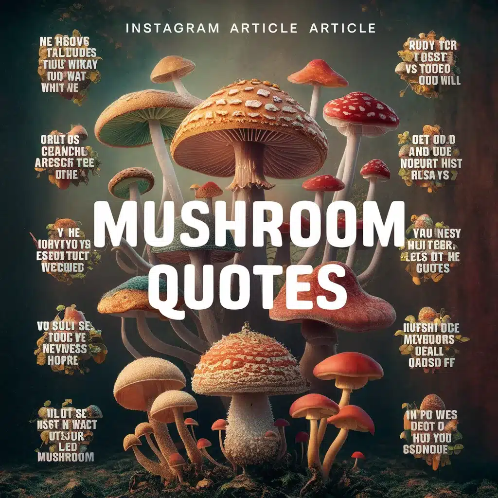 Mushroom Quotes For Instagram