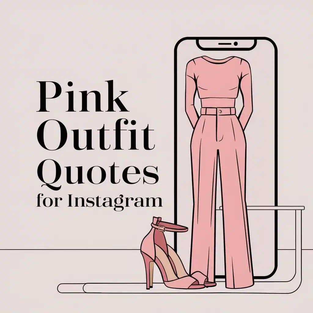 Pink Outfit Quotes for Instagram