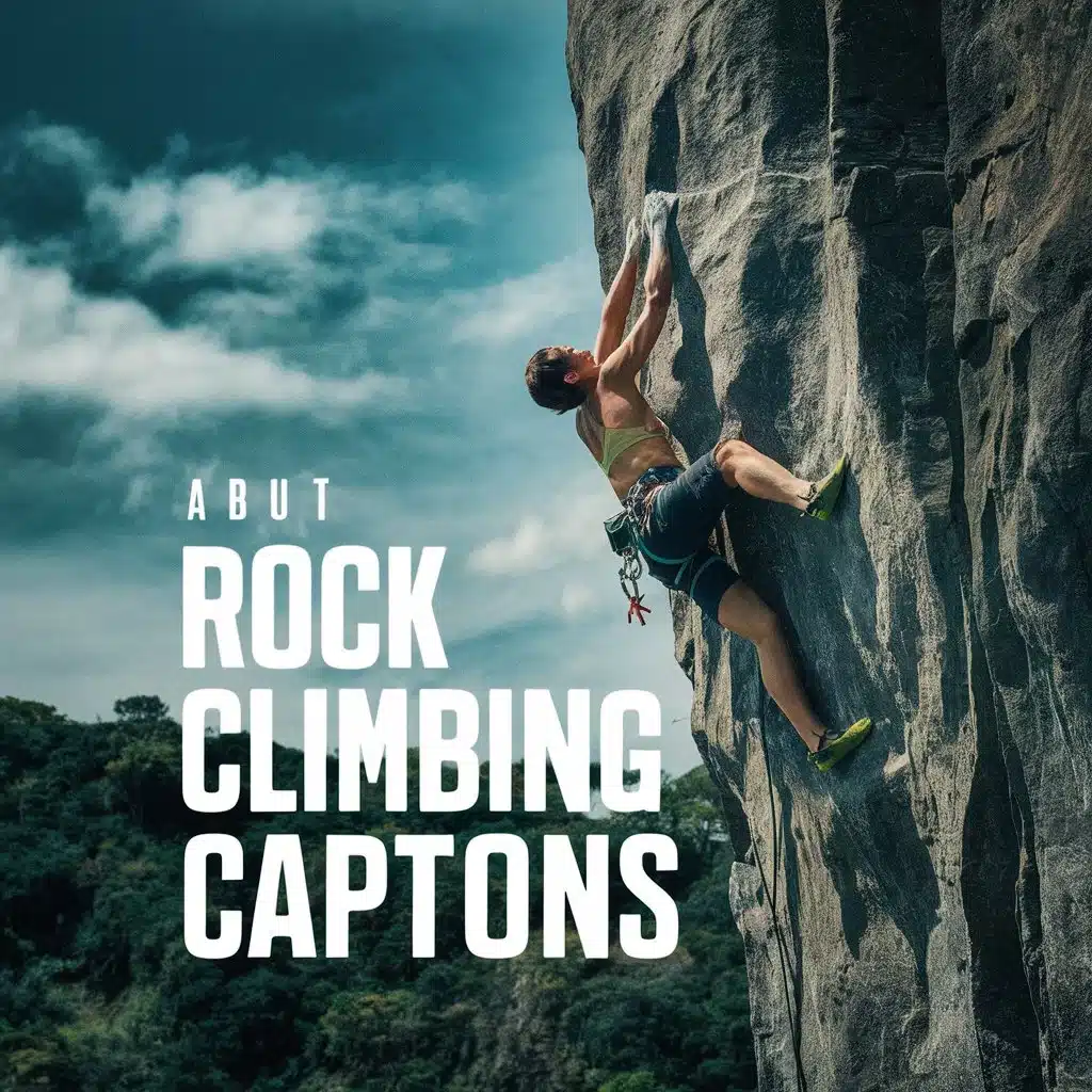 Rock Climbing Instagram Captions