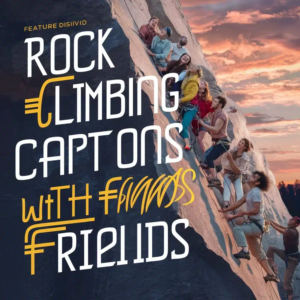 Rock Climbing Instagram Captions With Friends
