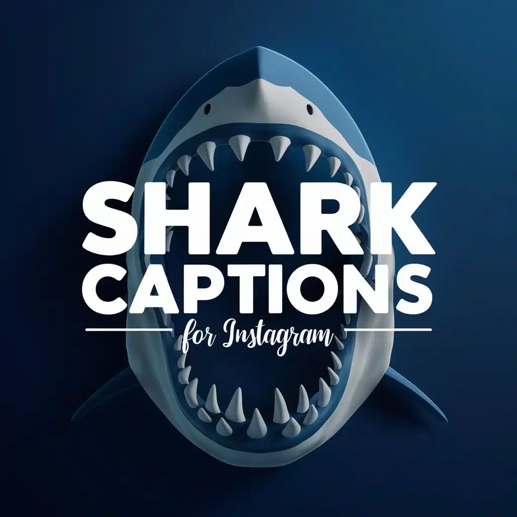 Shark Captions For Instagram