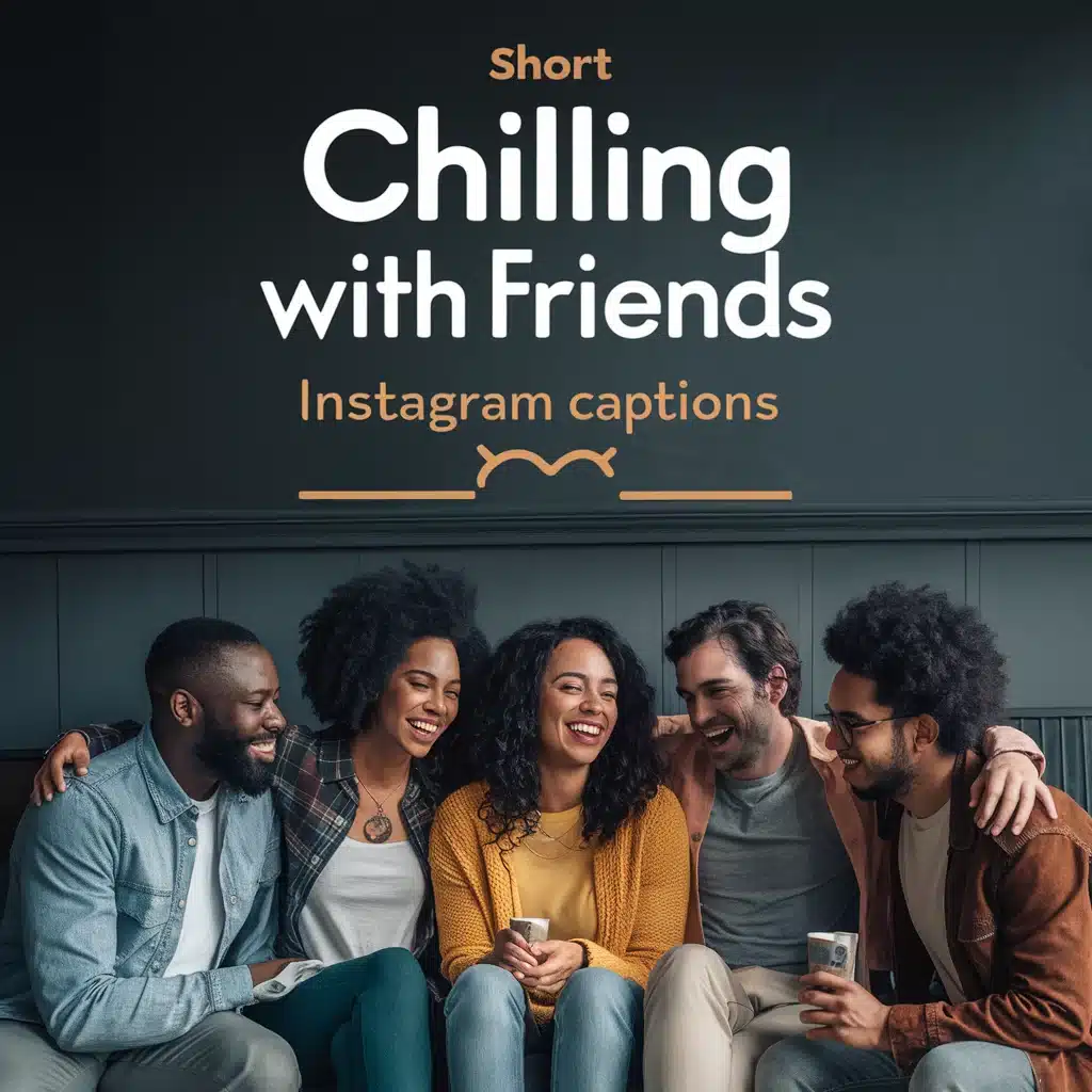 Short Chilling With Friends Instagram Captions