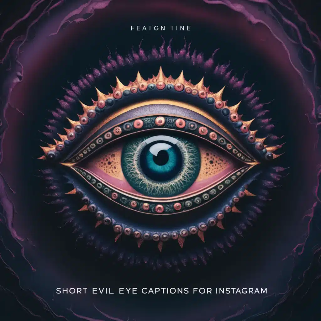 Short Evil Eye Captions For Instagram