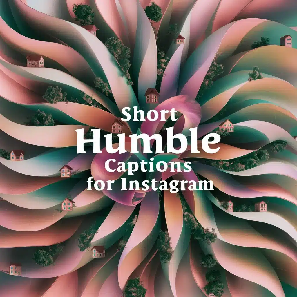 Short Humble Captions for Instagram