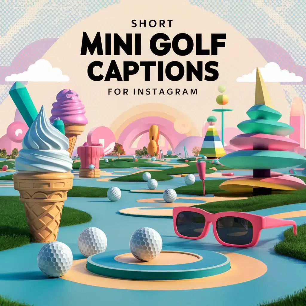 Short Mini Golf Captions For Instagram