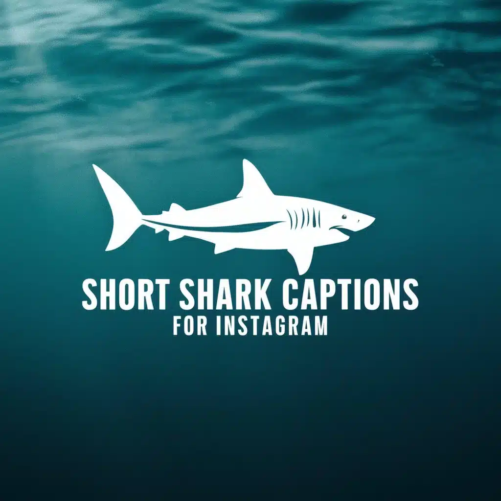 Short Shark Captions For Instagram