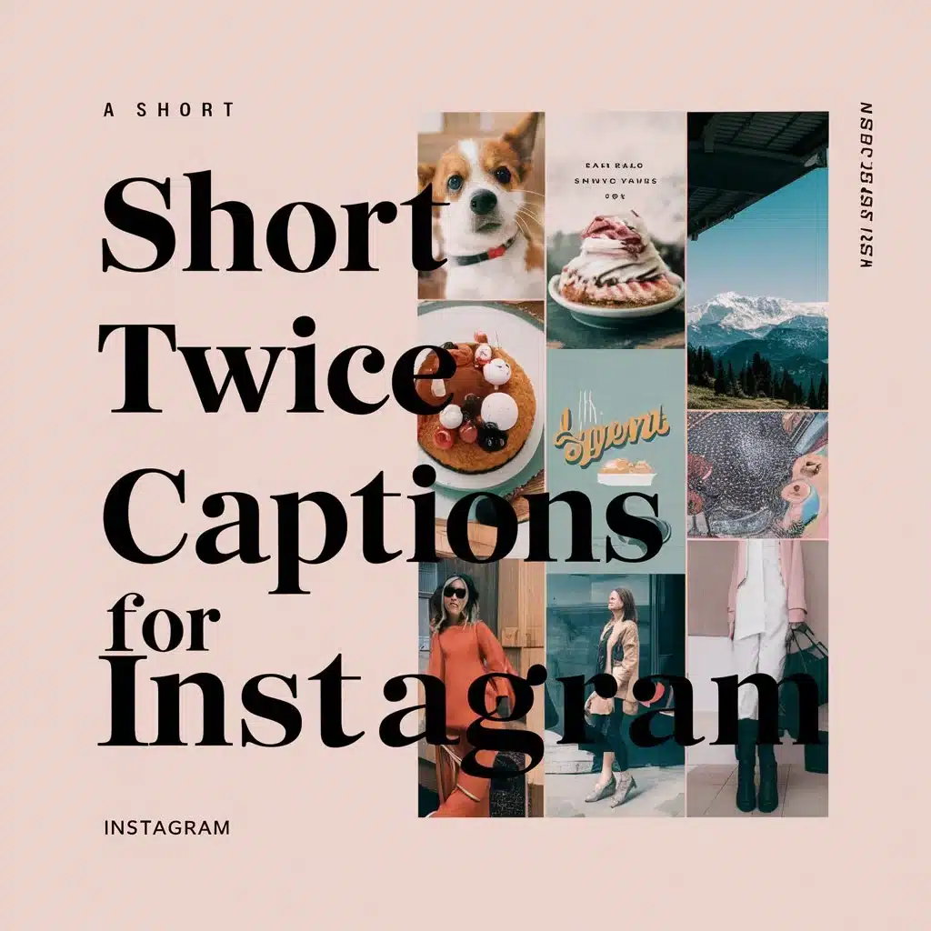 Short Twice Captions For Instagram