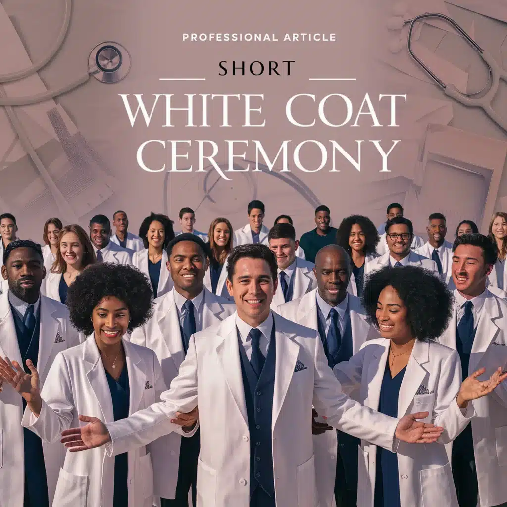 Short White Coat Ceremony Instagram Captions