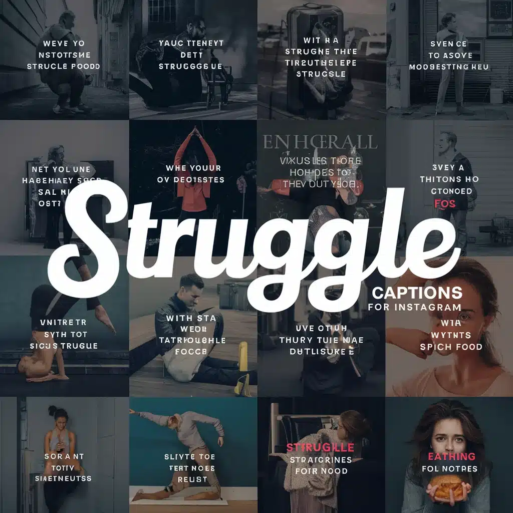Struggle Captions for Instagram: