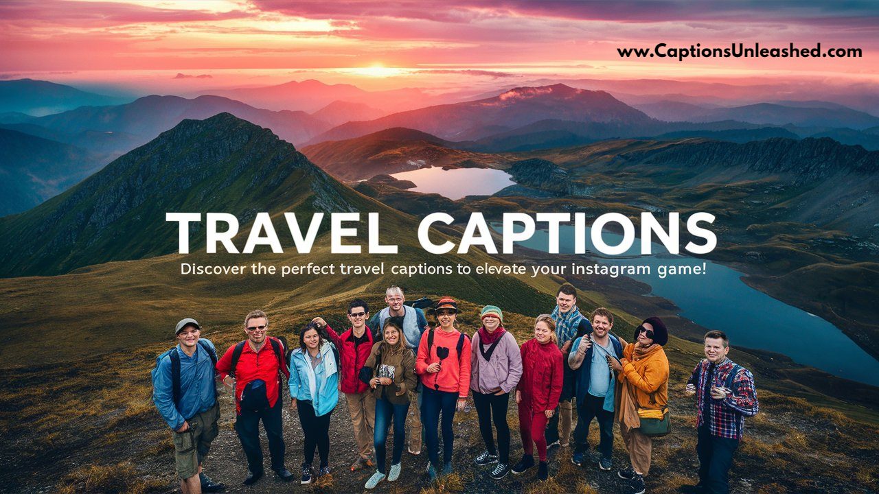 travel captions with travel enthusiasts