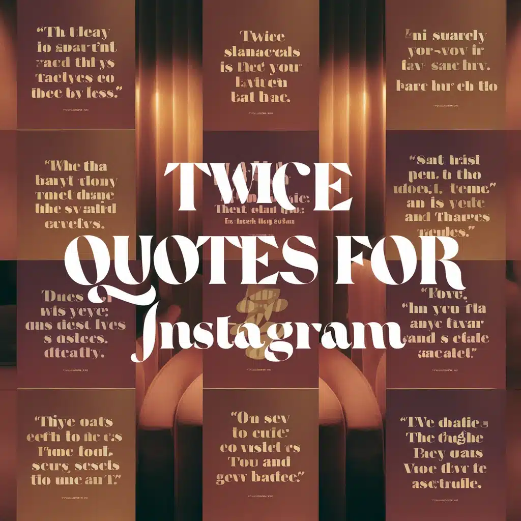 Twice Quotes For Instagram