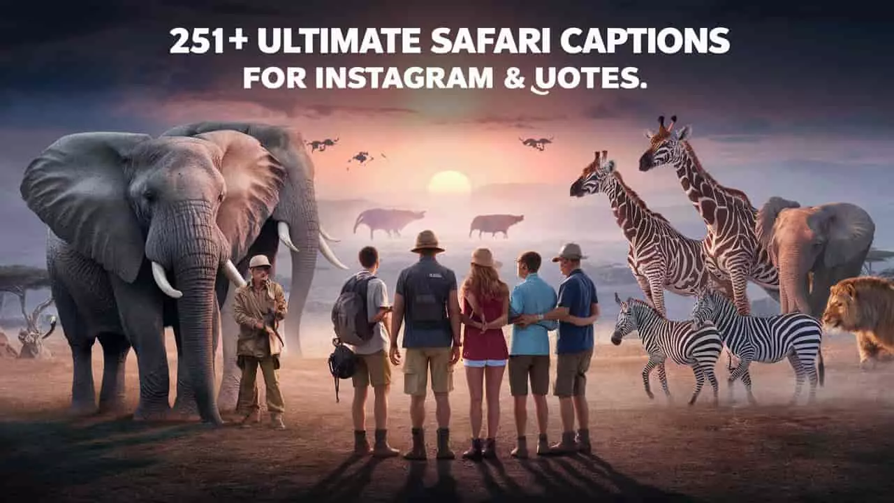 Ultimate Safari Captions For Instagram & Quotes