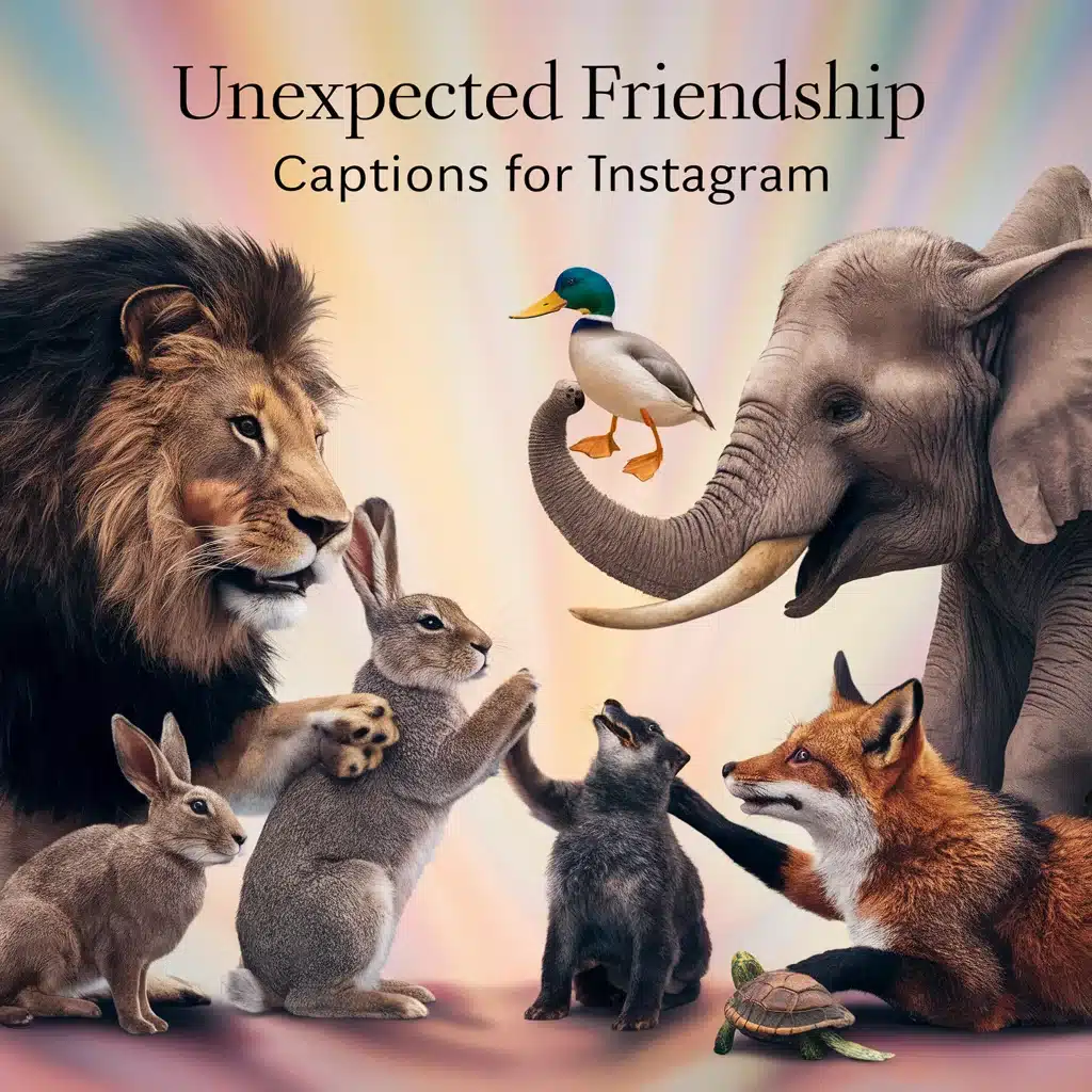 Unexpected Friendship Captions For Instagram