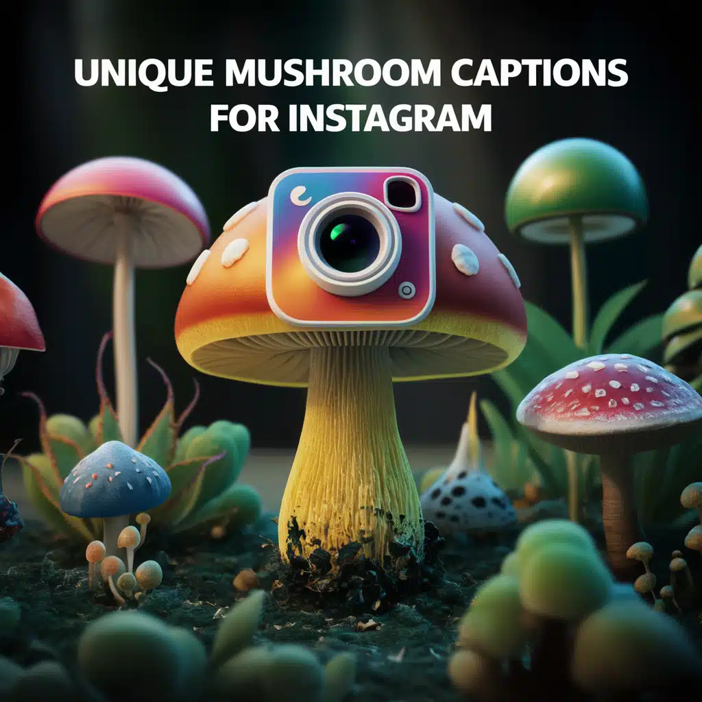 Unique Mushroom Captions For Instagram