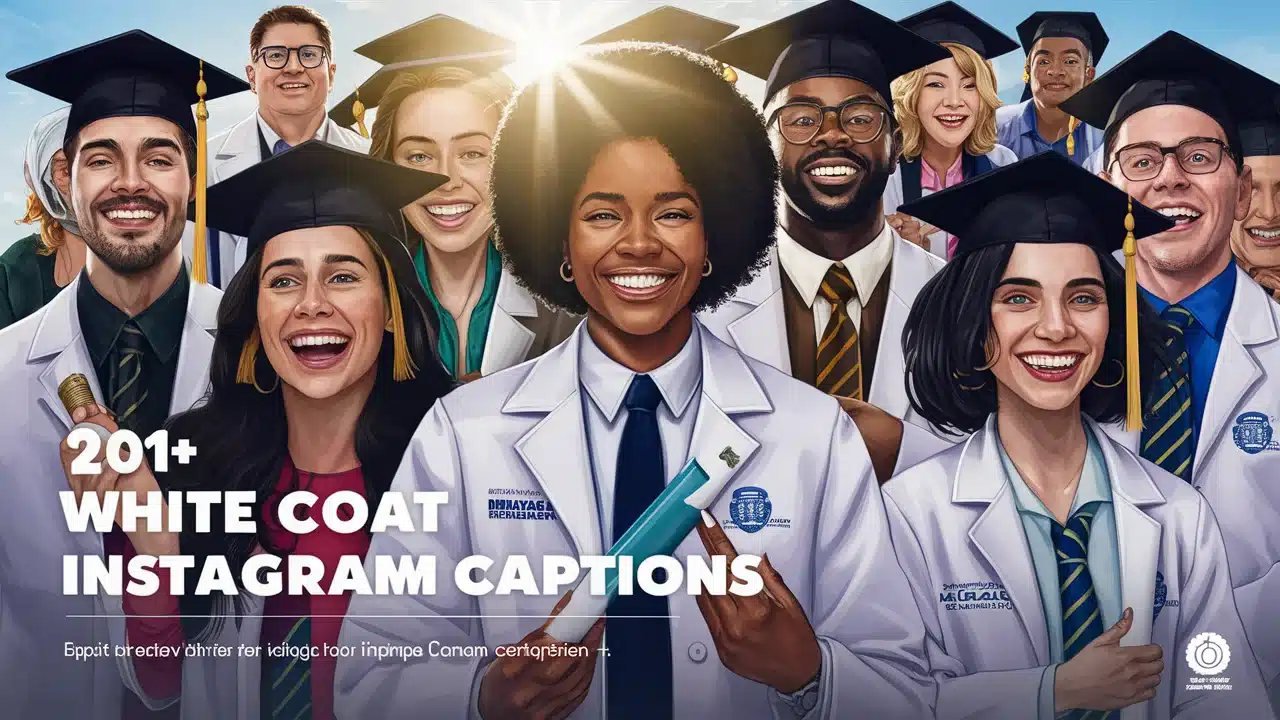 White Coat Ceremony Instagram Captions