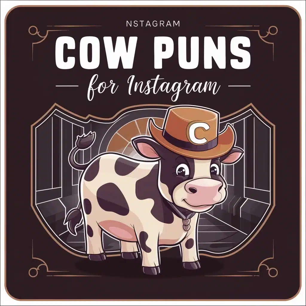 Cow Puns For Instagram: