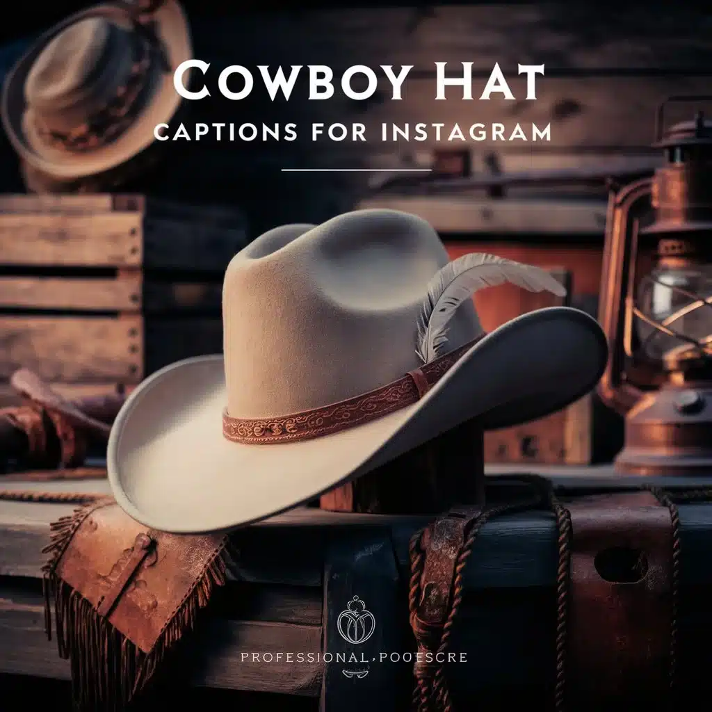 Cowboy Hat Captions For Instagram