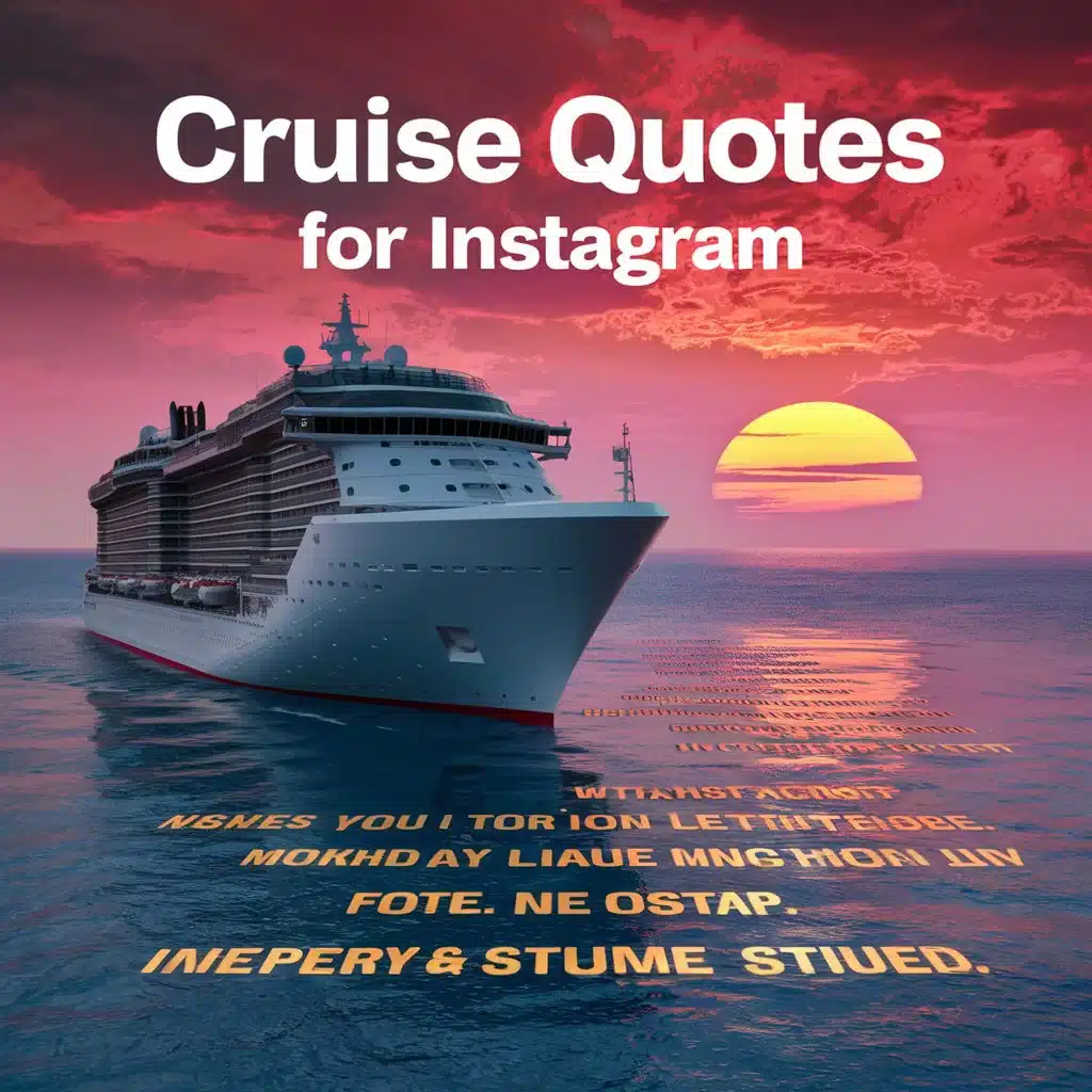 Cruise Quotes For Instagram