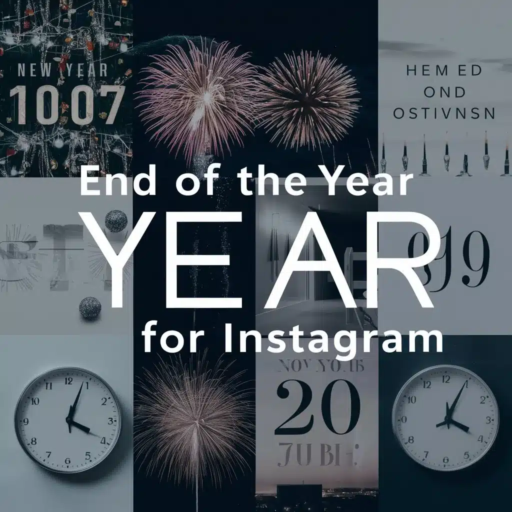 End of the Year Captions for Instagram