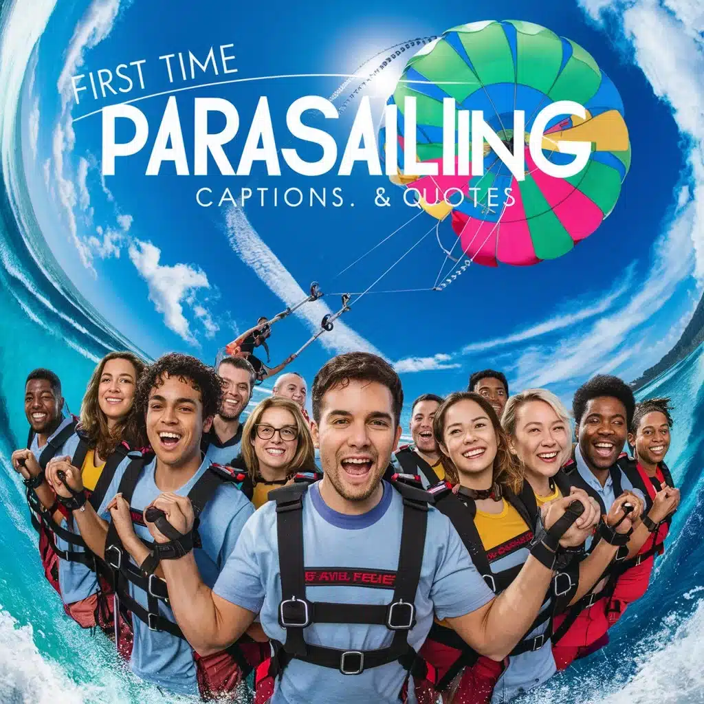 First Time Parasailing Captions & Quotes