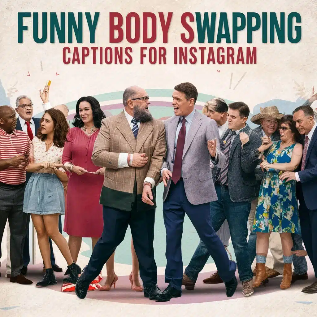 Funny Body Swapping Captions For Instagram