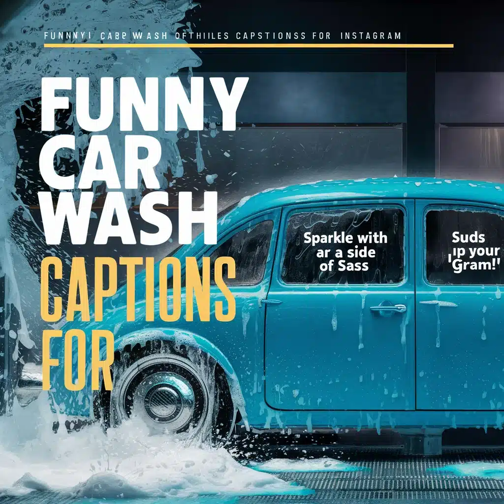 Funny Car Wash Captions For Instagram