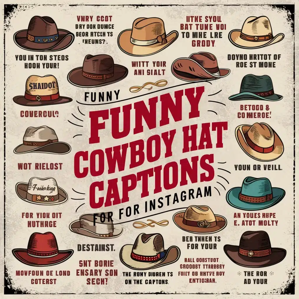 Funny Cowboy Hat Captions For Instagram