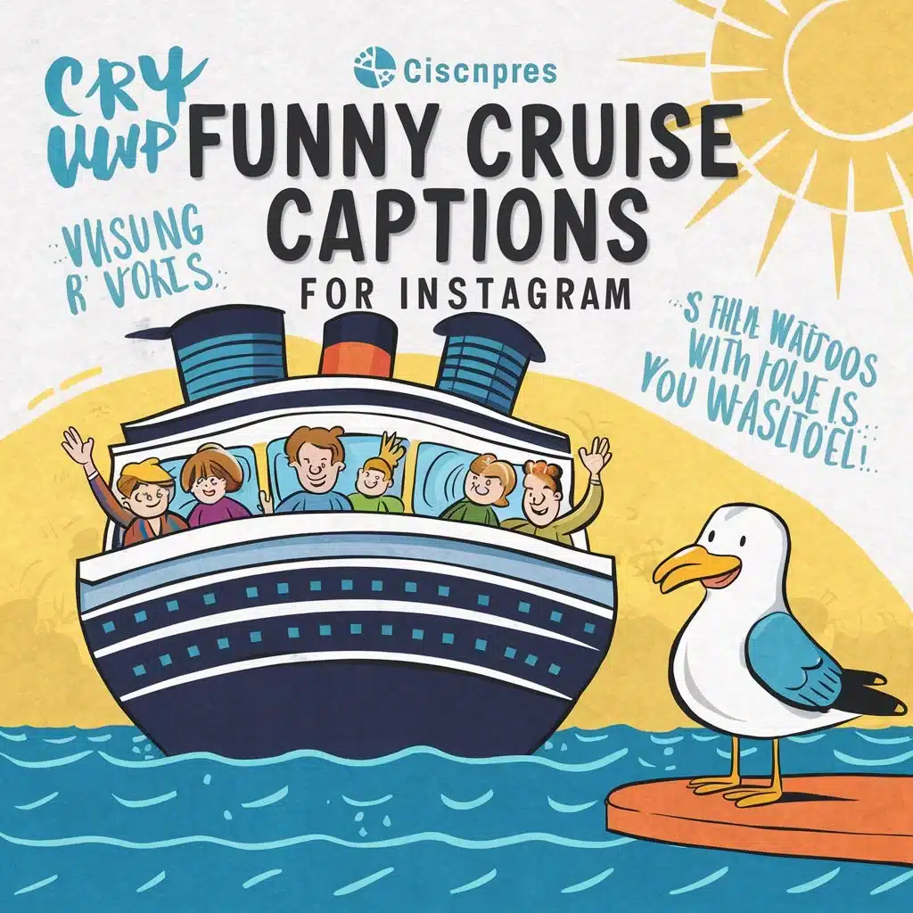 Funny Cruise Captions For Instagram