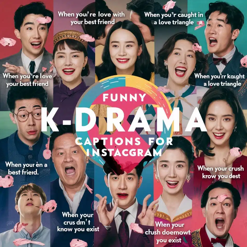 Funny Kdrama Captions for Instagram
