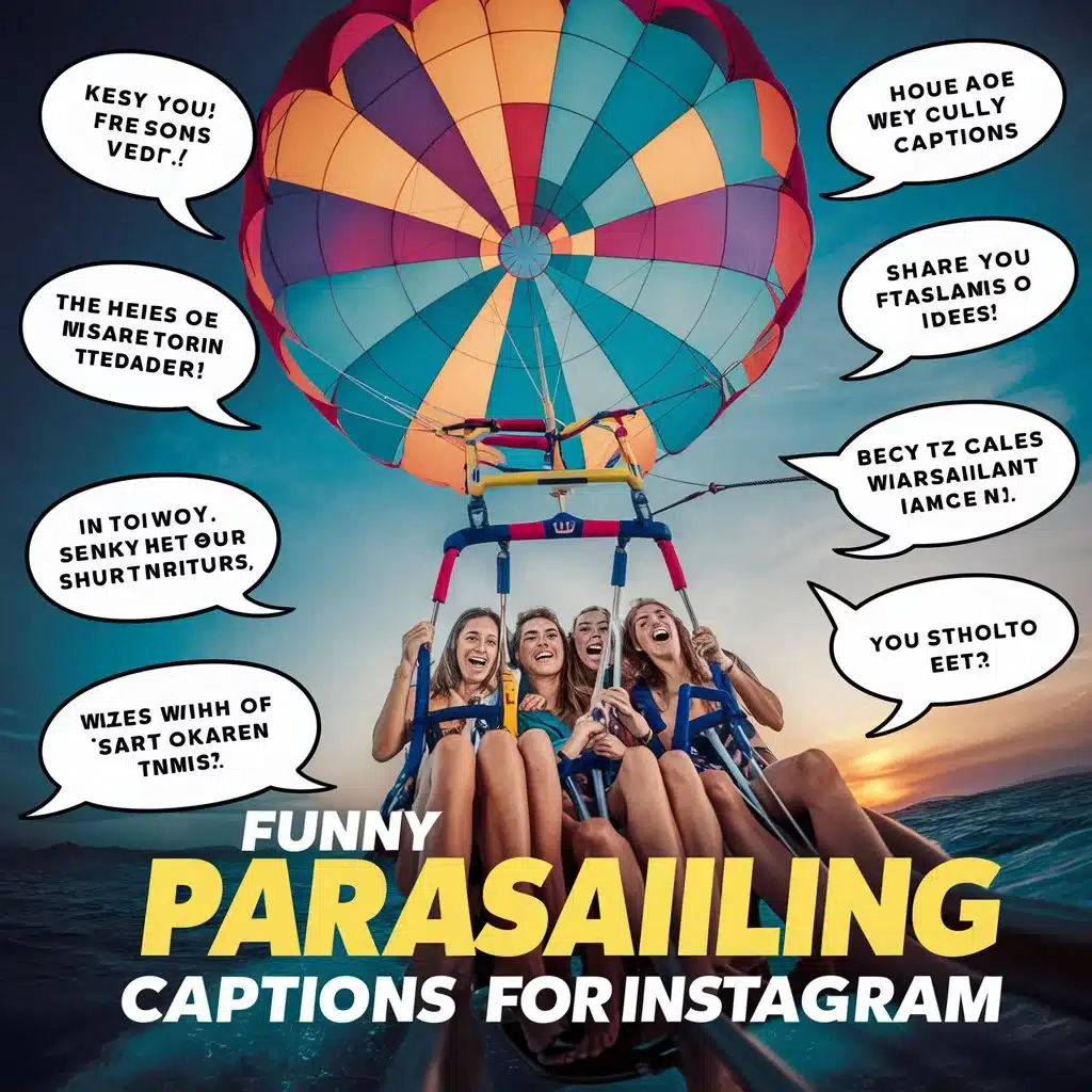 Funny Parasailing Captions For Instagram