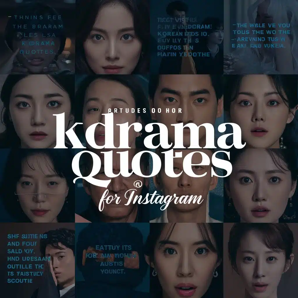 Kdrama Quotes for Instagram