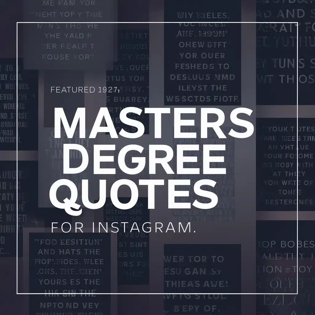 Masters Degree Quotes For Instagram