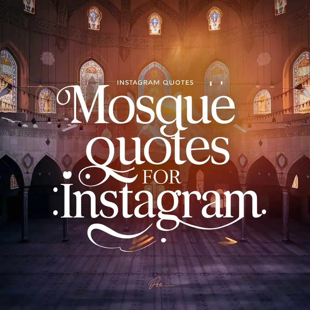 Mosque Quotes For Instagram