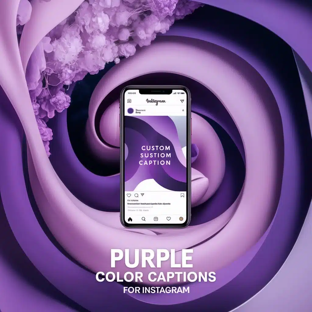 Purple Color Captions For Instagram