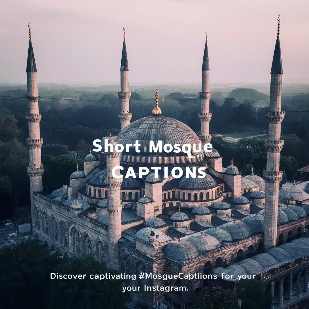 Short Mosque Captions For Instagram