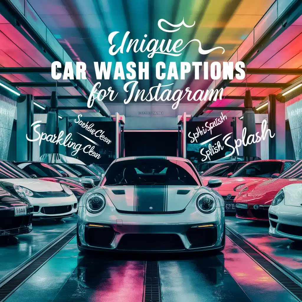 Unique Car Wash Captions For Instagram