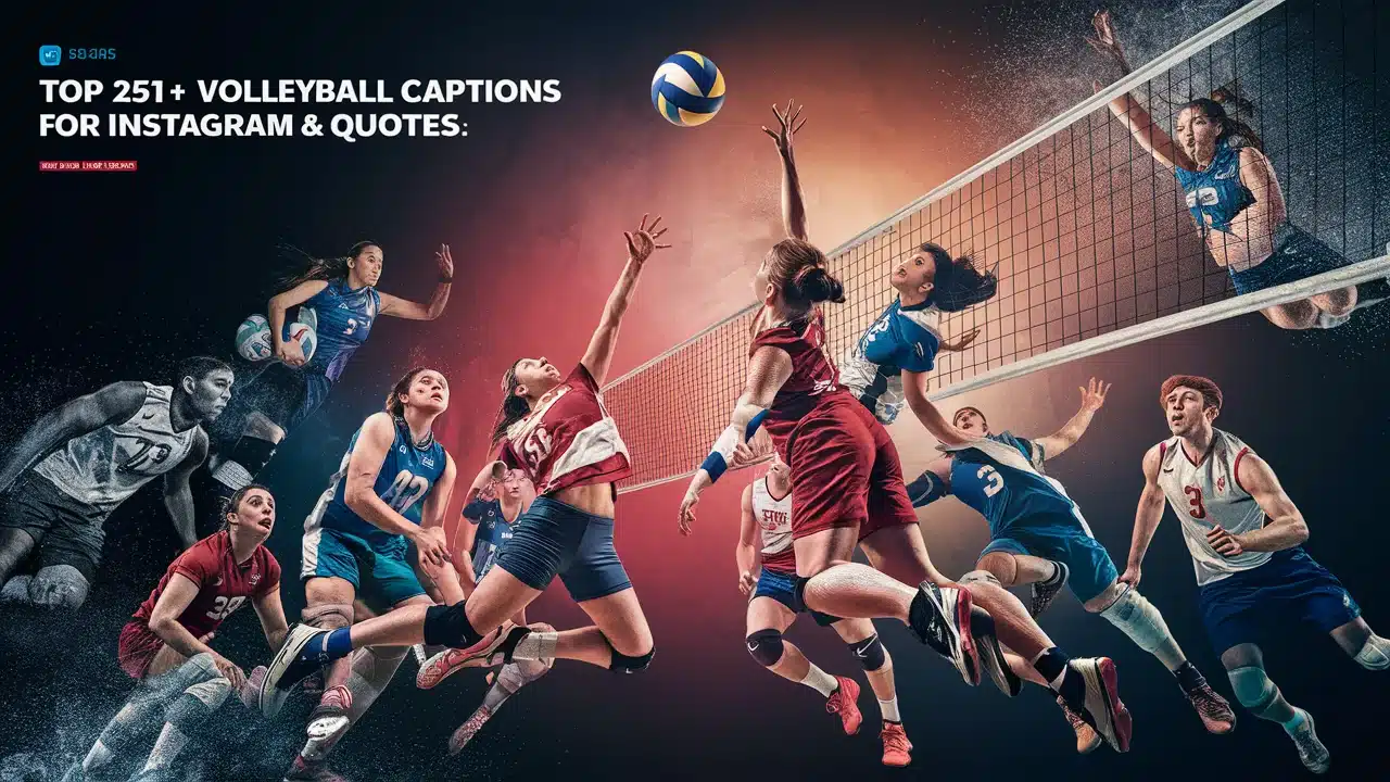Volleyball Captions For Instagram & Quotes